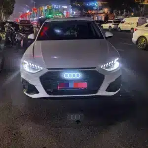 Audi A4 Light up emblem installed on front grille