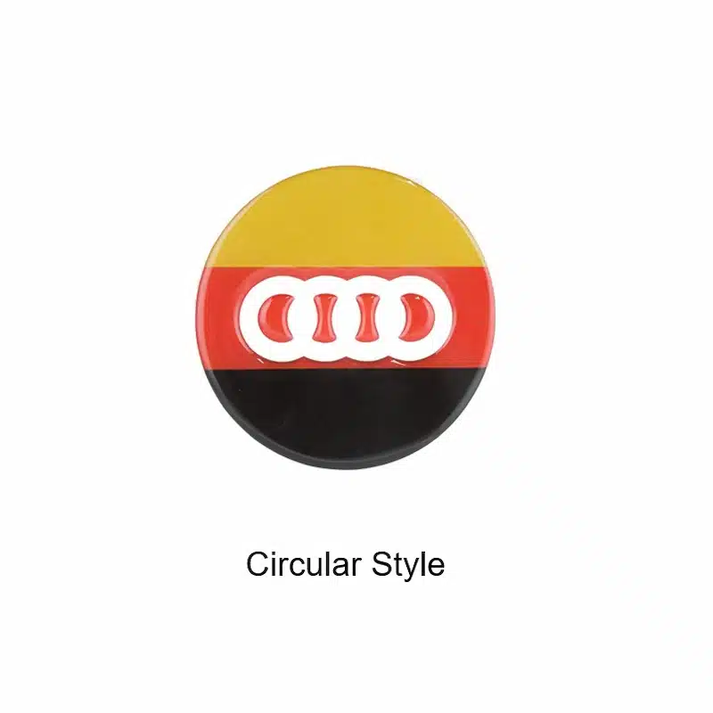 Audi German flag Steering Wheel Sticker