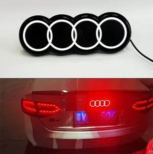 2nd Generation Audi Rear Red LED Emblem