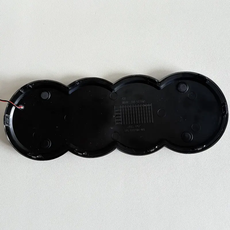 LED Light Up Emblem for Audi Q4 e-tron Q5 e-tron Q6 e-tron Q8 e-tron 5 Audi e-tron light up emblem-back view