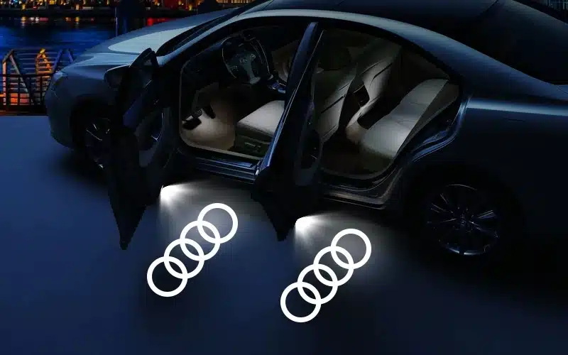 Audi Puddle Lights and Standard Courtesy Lights