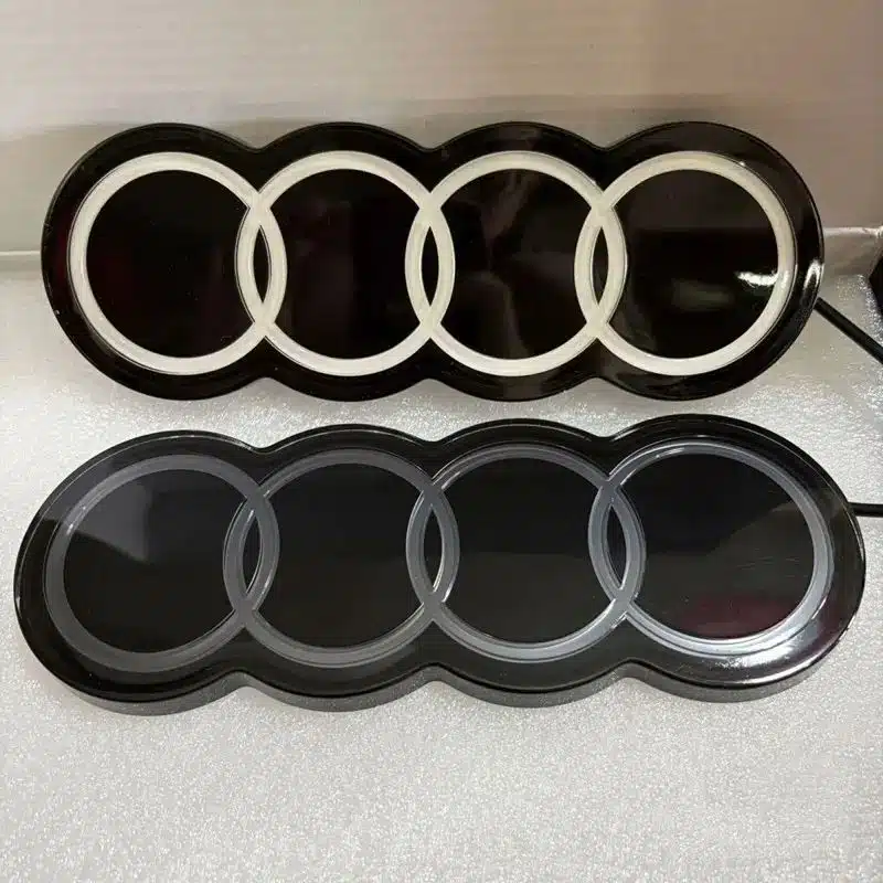 Audi Light Up Emblem vs Regular Emblem — Is the Upgrade Worth It? 2 An aftermarket Audi LED light up emblem